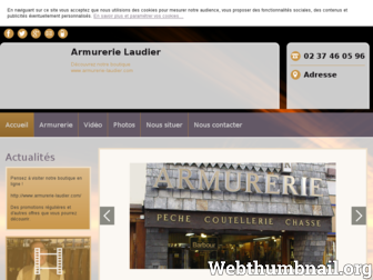 armurerielaudier.com website preview