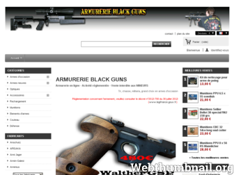 armurerie-blackguns.com website preview