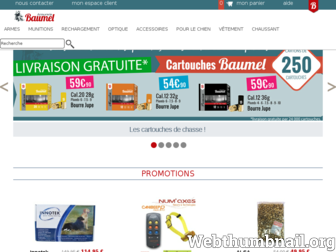 armurerie-baumel.fr website preview