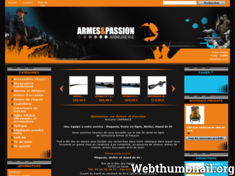 armes-et-passion.com website preview