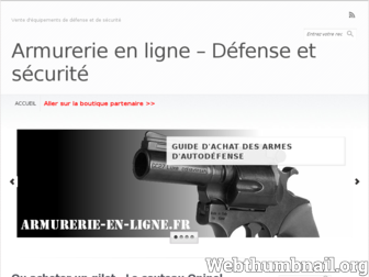 armurerie-en-ligne.fr website preview