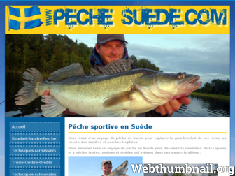 peche-suede.com website preview