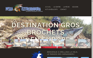 pescaextremadura.com website preview