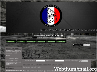 cantal-airsoft.forumactif.org website preview