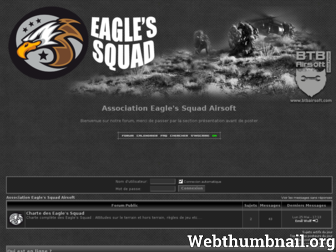 eaglesquad.pro-forum.fr website preview