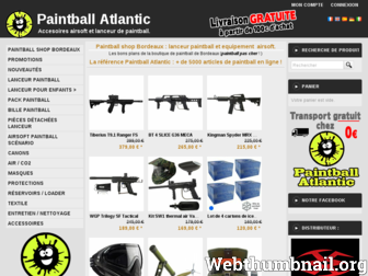 paintball-atlantic.com website preview
