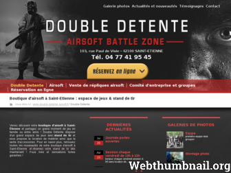 double-detente-airsoft.fr website preview