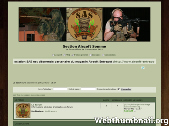 sectionairsoftsomme.top-forum.net website preview