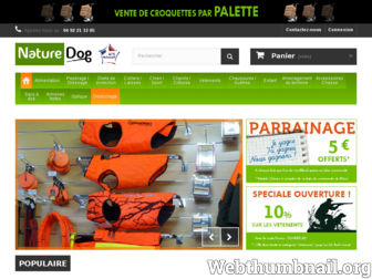 naturedog.fr website preview