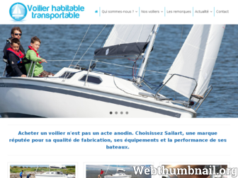 voilier-habitable-transportable.fr website preview