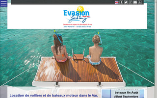 evasion-yachting.com website preview