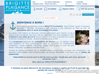 brigitte-plaisance.com website preview