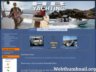 hbyachting.com website preview