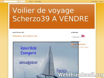 a-vendre-voilier-voyage.blogspot.com website preview