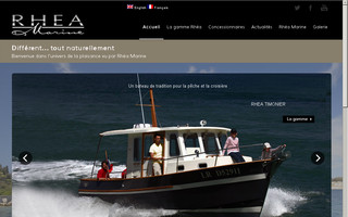 rhea-marine.fr website preview