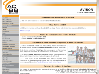 acbbaviron.fr website preview