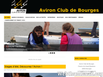 aviron-bourges.org website preview