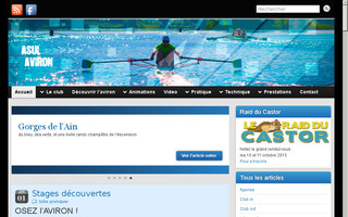 asul-aviron.com website preview