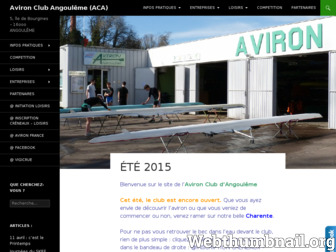 aviron-angouleme.fr website preview