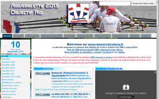 rameurs-tricolores.fr website preview