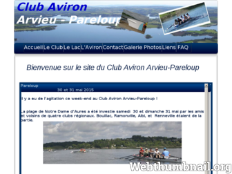 aviron.pareloup.pagesperso-orange.fr website preview