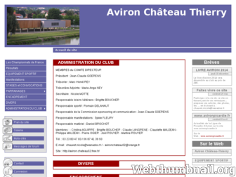 aviron.chateau02.free.fr website preview