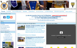 aviron-asmantaise.fr website preview