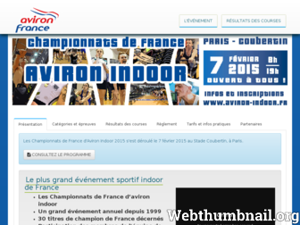 aviron-indoor.fr website preview