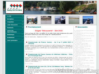 rcpm-aviron.fr website preview