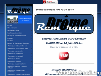 drome-remorque.com website preview