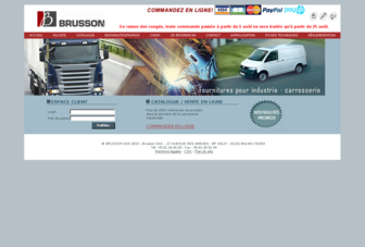 brusson-industrie.fr website preview
