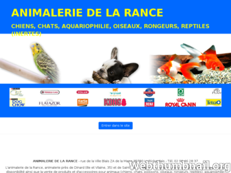 animaleriedelarance-lamadeleine.com website preview