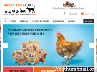 animalerie.club website preview