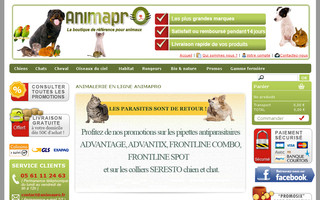 animapro.fr website preview