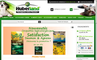 huberland.fr website preview