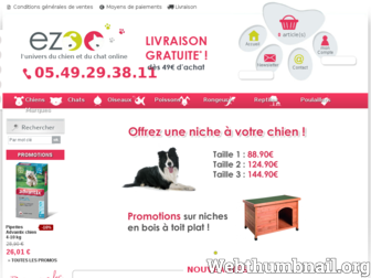 ezoo.fr website preview