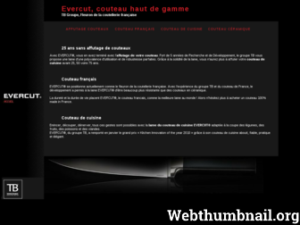 evercut.fr website preview