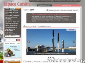 cuisinermanger.fr website preview