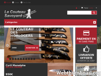 couteau-savoyard.com website preview