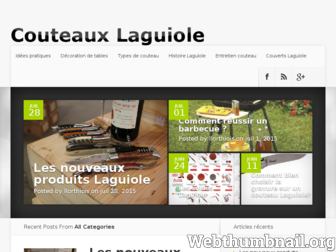 couteaux-laguiole.fr website preview