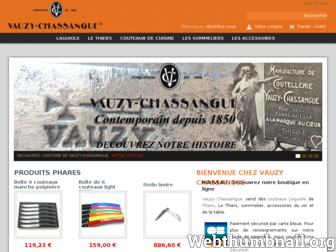 vauzy-chassangue.com website preview