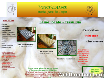 vert-laine.com website preview
