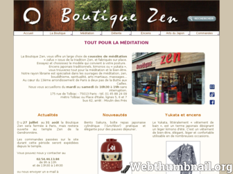 boutiquezen.com website preview