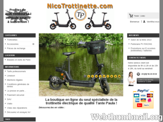 nicotrottinette.com website preview