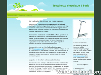 trottinette-electrique.jimdo.com website preview