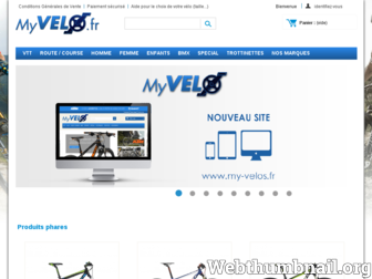 my-velo.fr website preview