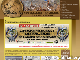 pierre-cazoulat.com website preview