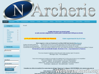 n-archerie.fr website preview