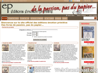 emotionprimitive.fr website preview