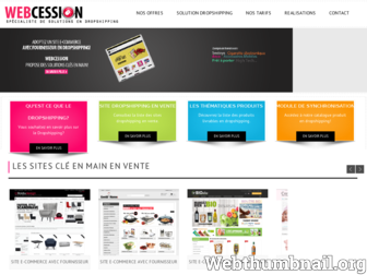 webcession.com website preview